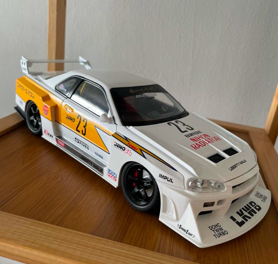 1:18 Nissan GTR R34 Silvia S15 Liberty Walk