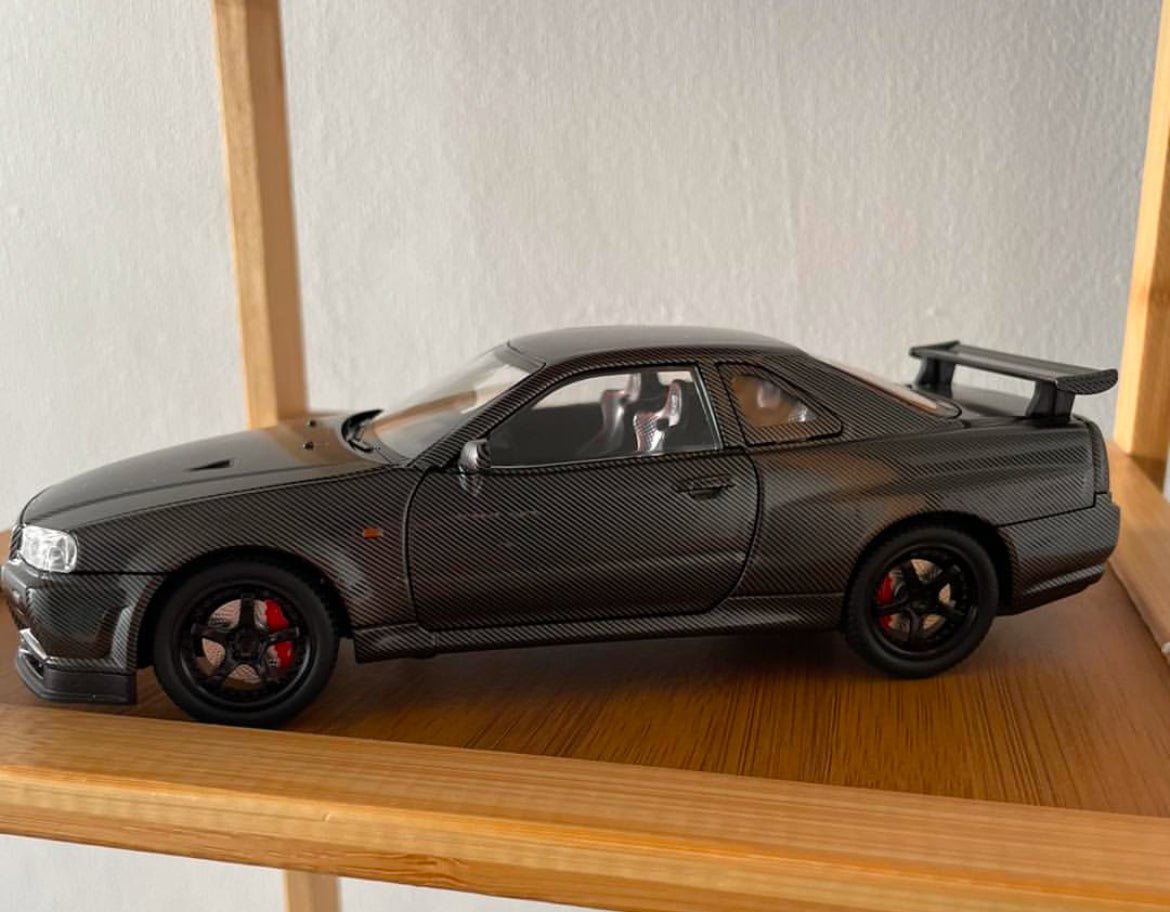 1:24 Nissan Skyline GT - R R34 Diecast Model Car Sports Vehicle Collectible - Nexloop