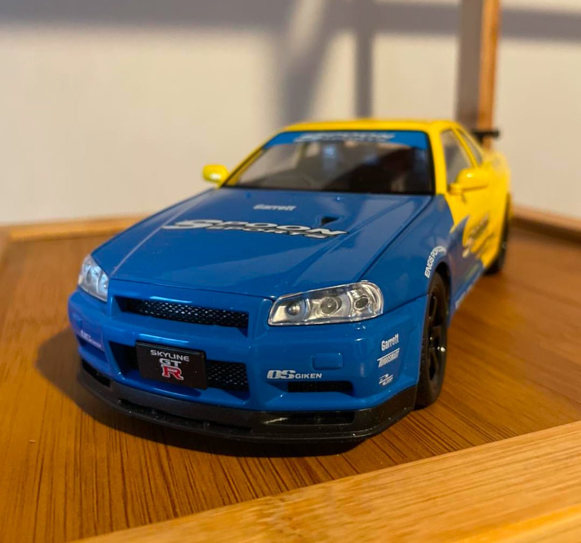 1:24 Nissan Skyline GT - R R34 Diecast Model Car Sports Vehicle Collectible - Nexloop