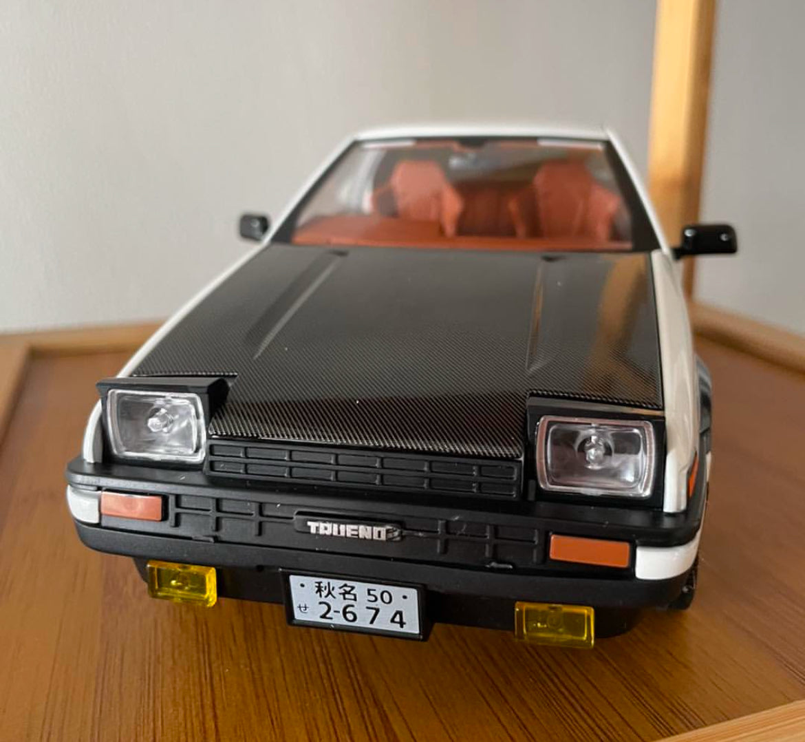 1:18 Scale Toyota AE86 Trueno Initial D Model Car Collectible